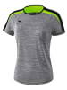 erima Liga 2.0 T-Shirt in grau melange/schwarz/green gecko