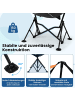 COSTWAY Campingstuhl faltbar in Schwarz