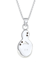 Elli Halskette 925 Sterling Silber Infinity in Weiß