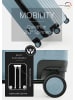 Hauptstadtkoffer Q-Damm - Großer Koffer Hartschalenkoffer XXL Trolley, in Pool blau