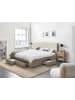 Beliani Doppelbett SOUTRIN in Beige - (W) 191 x (H) 106 x (L) 218 cm