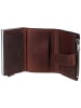 Strellson Geldbörse Brick Lane C Four E-Cage sv8 in Dark Brown
