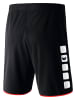erima Classic 5-C Shorts in schwarz/rot