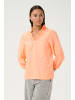 Kaffe Langarm-Bluse KAvictoria in Peach Nectar