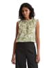 Marc O'Polo Gemustertes Blusen-Top cropped in Offwhite