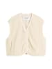 Marc O'Polo DENIM Curly-Sweatweste relaxed in White Blush