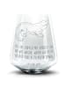 Mr. & Mrs. Panda Tumbler Glas Krokodil mit Spruch in Transparent