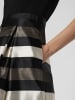Marie Lund Abendkleid in schwarz gold - 0001