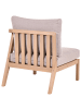Beliani 3-tlg Sessel RIVELLO in Braun/Beige