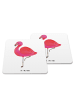 Mr. & Mrs. Panda Untersetzer für Gläser Flamingo Classic ohne Sp... in Weiß