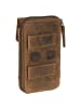 Greenburry Vintage Gürteltasche Leder 14,5 cm brown