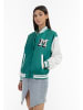 myMo Damen Collegejacke in Grün