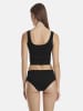 adidas Crop-Top Ripp Stretch in Schwarz