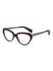 Yohji Yamamoto Unisex Optische Fassungen Katzenauge Lila