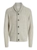 Jack & Jones Strickjacke in White Melange