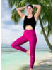 GUGGEN MOUNTAIN Seamless Leggings in Aubergine