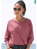 ELBSAND Longsleeve in mauve meliert