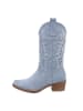 Ital-Design Stiefel in Hellblau