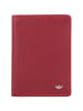 Golden Head Polo Ausweisetui RFID Leder 9 cm rot