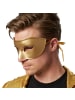 tectake Elegante Halbmaske in Einheitsgröße, gold