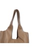 Toscanto Toscanto Shopper Leder taupe, beige ca. 37cm