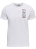 Hummel Trainingsjacke "Hmlic Combi T-Shirt" in Weiß