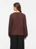 Vila Langärmeliges Sweatshirt in Coffee Bean1