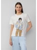 s.Oliver T-Shirt in 02E1_ecru