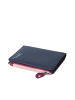VARGU Echtleder Geldbörse ADA 1-A in navy - cranberry