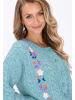 IZIA Cardigan in blue mint