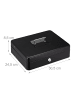 relaxdays Geldkassette in Schwarz