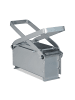 relaxdays 2 x Papierbrikettpresse in Silber