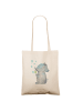 Mr. & Mrs. Panda Strandtasche Elefant Seifenblasen ohne Spruch in Creme