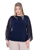 MIAMODA Bluse in dunkelblau