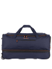 travelite Basics - Rollenreisetasche 98/119L 70 cm erw. (bordeaux) in navy