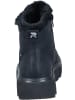 rieker Freizeit Stiefel in schwarz/schwarz