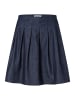 More & More kurzer, ausgestellter Jeans-Faltenrock in denim dark blue