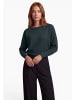 Zero  Strickpullover mit Pailletten in Teal Ocean