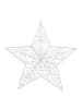 Creativ home Deko-Stern mit LED in silber