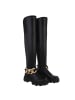 Ital-Design Stiefel in Schwarz und Gold