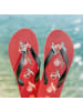 Fußballverein 1. FC Köln Badeschuh "Flip Flops Logos" in Rot