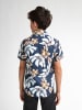 Petrol Industries Hemd mit Botanikmuster Balboa in Blau