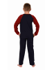 NORMANN langarm Schlafanzug Pyjama Basketball - 77466 in navy