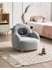 Beliani Kindersessel ULA in Grau/Braun - (W) 54 x (H) 55 x (L) 55 cm