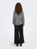 JDY Strickpullover in Medium Grey Melange