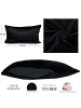 JACK 2er Set Teddy Flausch Kissen  30x50 in Schwarz