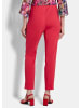 GOLDNER Elegante 7/8-Hose mit Schlupfbund in rot