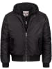 Lonsdale Jacke "Ballindean" in Schwarz