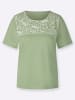 Sieh an! Kurzarmshirt in eucalyptus-ecru