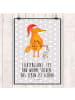 Mr. & Mrs. Panda Wandposter Fuchs Weihnachten mit Spruch in Grau Pastell